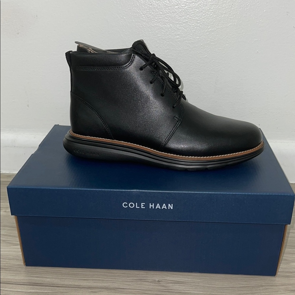 Cole Haan Men's Black Leather Shoes
